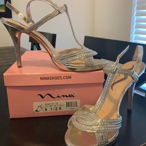 Nina Silver Heels